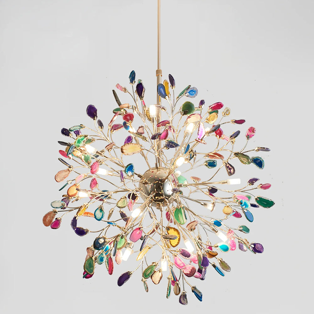 Modern Agate Chandelier