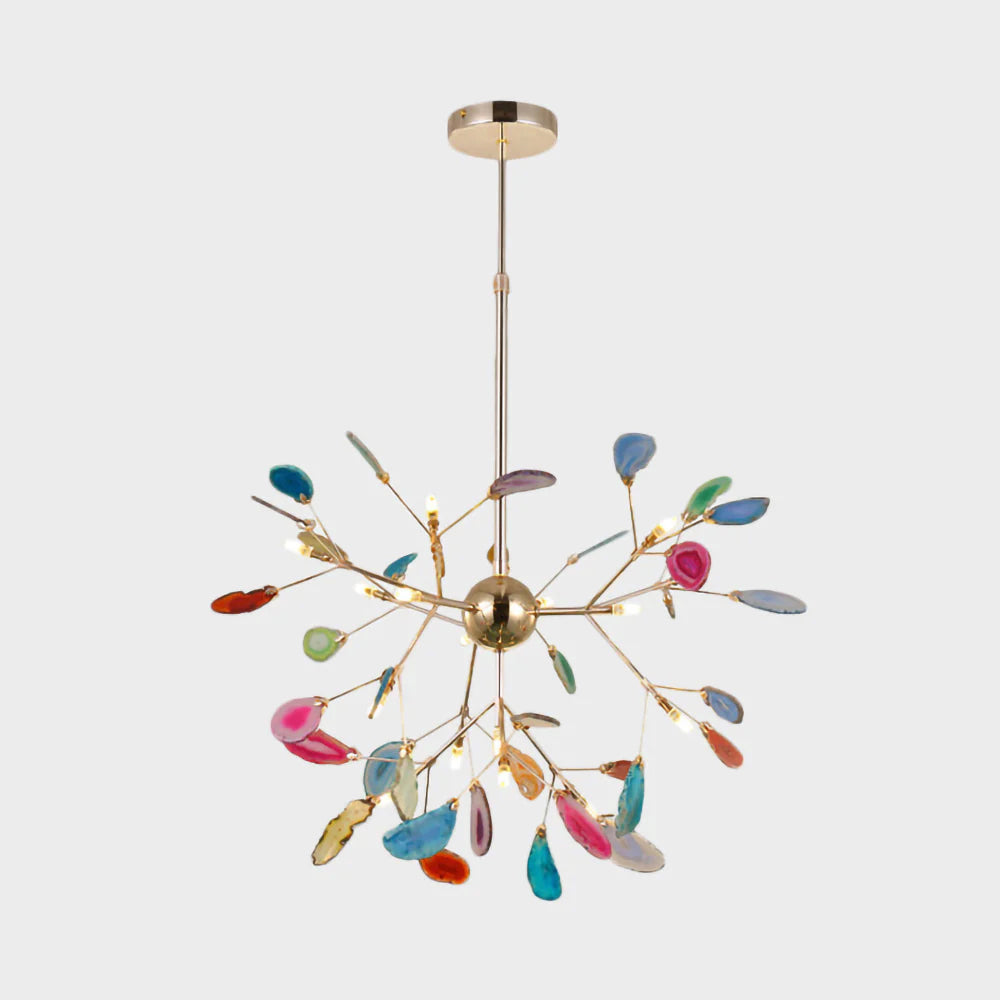 Modern Agate Chandelier