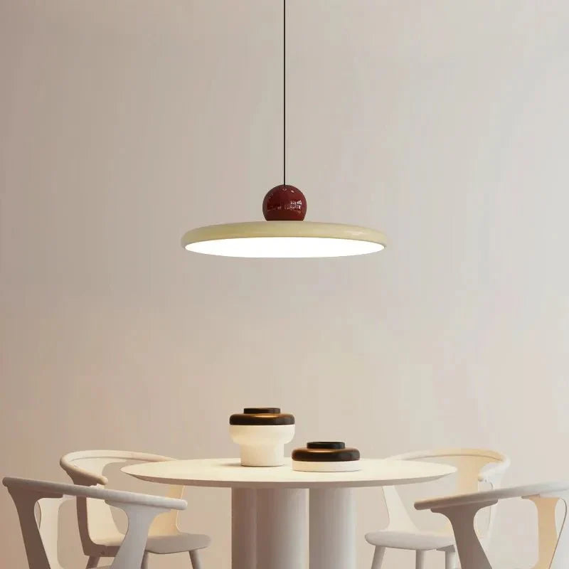 Designer LED pendant lamp inspired by Bauhaus style