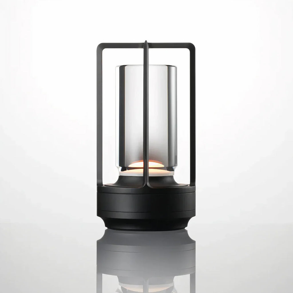 Modern LED Table Lamp Lantern with Touch Switch and Elegant Metal Frame