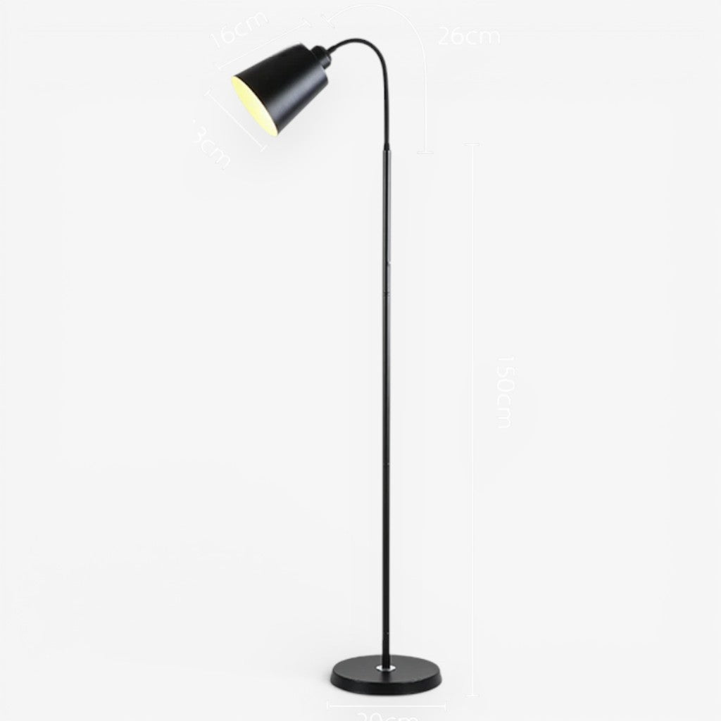 Norvayne – Scandinavian Floor Lamp with Flexible Neck