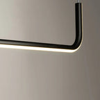 Arisha Modern LED Pendant Light Gold/Black Metal Dining/Living Room
