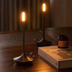 Minimalist LED Table Lamp with Touch Switch in Candle Shape