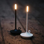 Minimalist LED Table Lamp with Touch Switch in Candle Shape