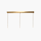 Vintage pendant lamp with ribbed glass shade and gold finish