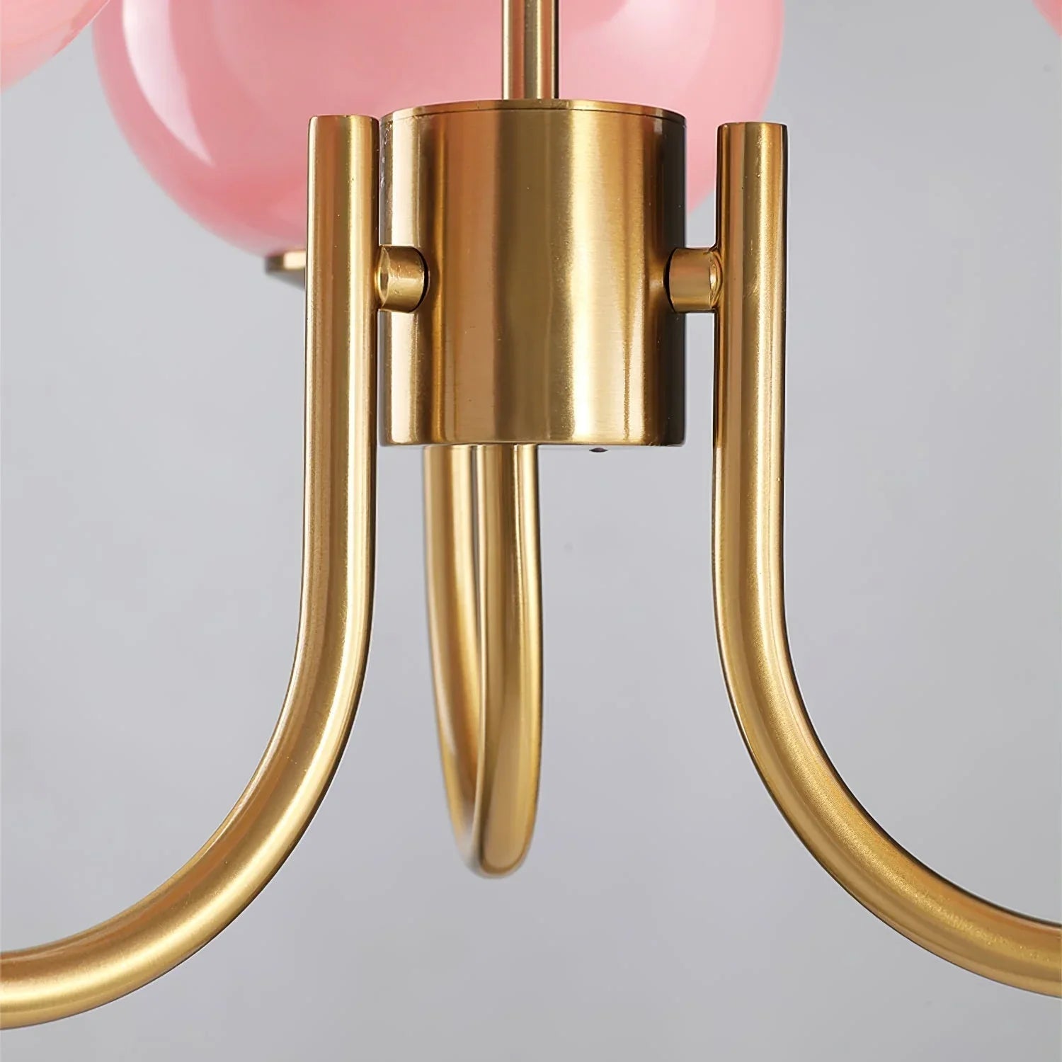 Retro glamour pendant lamp with spherical shades