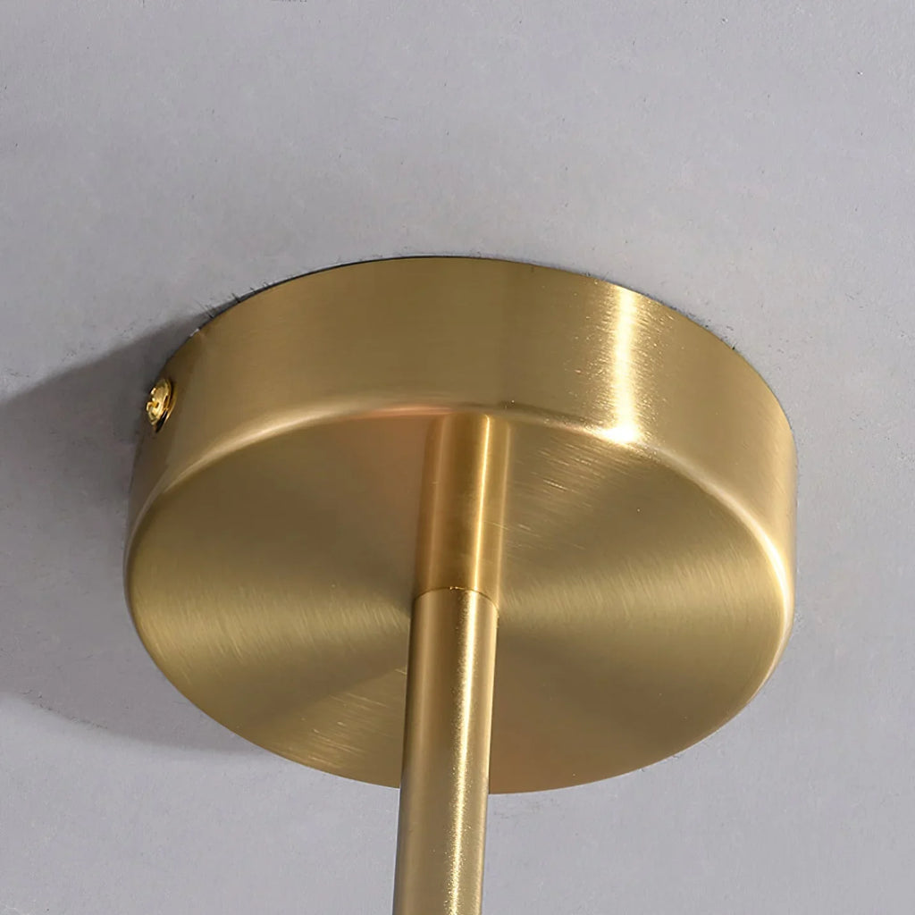 Retro glamour pendant lamp with spherical shades