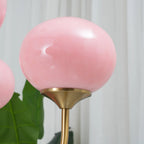Retro glamour pendant lamp with spherical shades