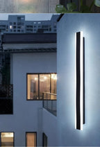 Modern LED Wall Lamp – Vertical Waterproof Decorative Panel for Facades