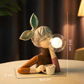 Decorative LED Lamp "Girl with Balloon" – Designer Figure for Living Room and Office
