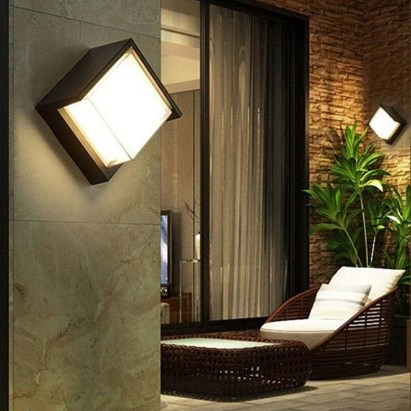 Outdoor Wall Lamp with Motion Sensor