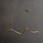 Hanging Lamp "Wave" – modern LED lamp for dining table or kitchen island