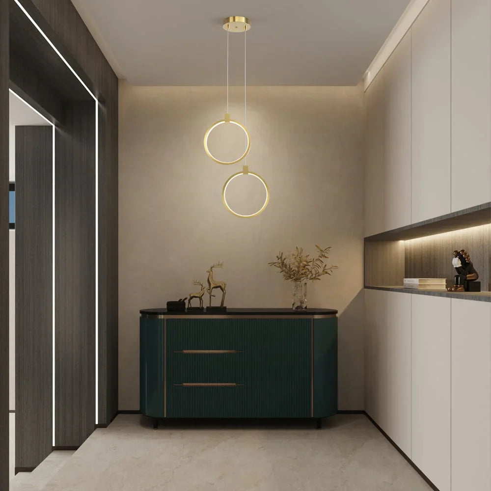 Modern LED Pendant Lamp in Geometric Style