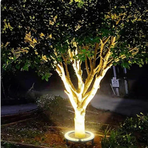 LED Tree Lighting – Round 360° Ground Lamp for Garden, Driveway, and Landscape