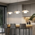 Japanese Pendant Lamp – Elegant Dome LED Lamp for Kitchen and Dining Room