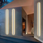 Modern LED Wall Lamp – Vertical Waterproof Decorative Panel for Facades