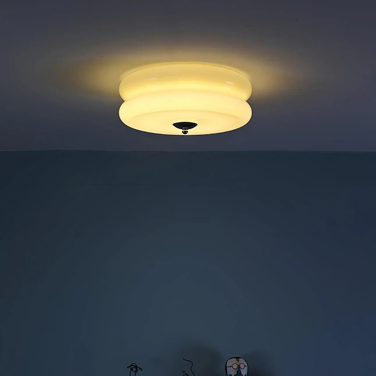 Modern Ceiling Lamp - Round LED Fixture for Bedroom, Living Room, and Hallway