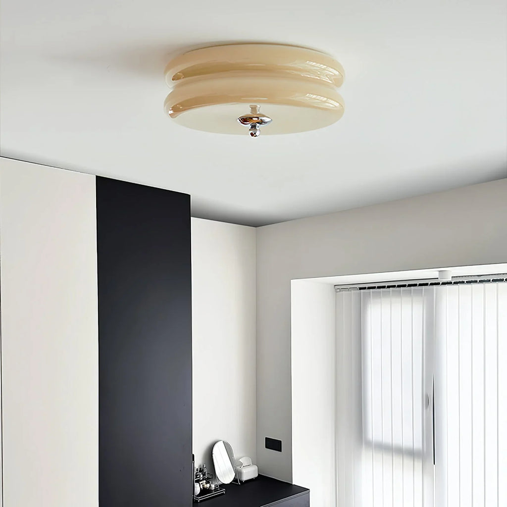 Modern Ceiling Lamp - Round LED Fixture for Bedroom, Living Room, and Hallway
