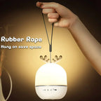 LED Night Projector with Remote Control and Music – Children's Lamp with Stars and Timer
