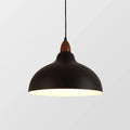 Modern Hanging Lamp with Wooden Accent – Minimalist Design