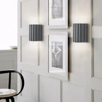 Rhea Resin Ribbed Wall Sconce