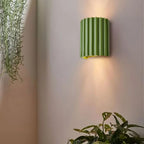 Rhea Resin Ribbed Wall Sconce