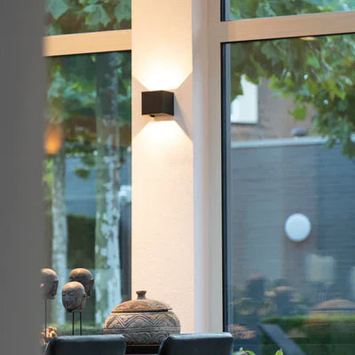 Modern Waterproof LED Wall Lamp in the Shape of a Cube