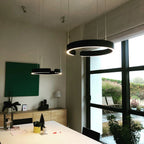 Modern LED Ring Chandelier – Elegant Round Ceiling Lamp