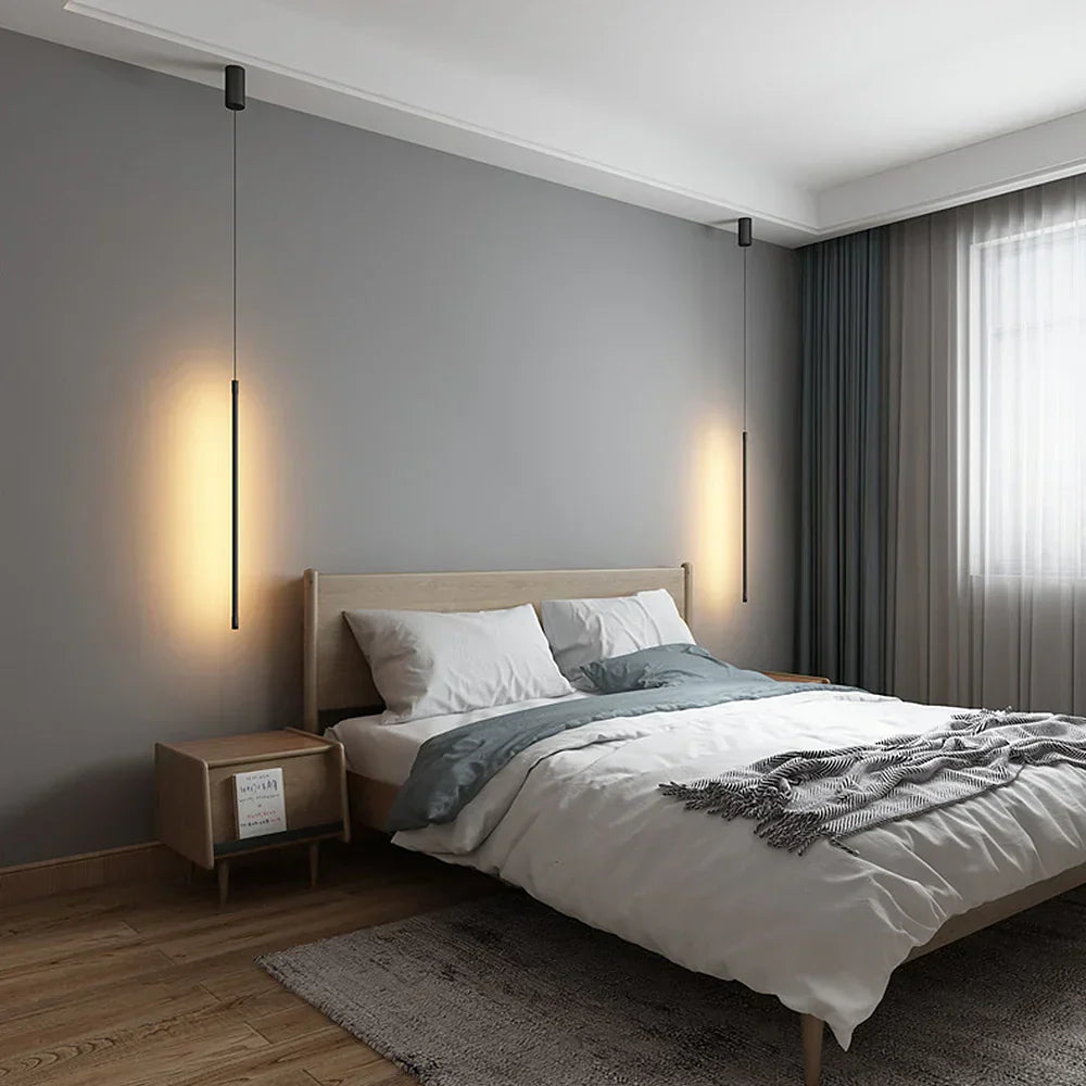 Modern LED Pendant Lamp – Minimalist Ceiling Lighting for Bedroom or Living Room