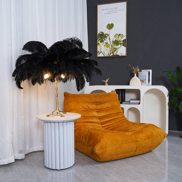 O'Moore Modern Multi-Colored LED Floor Lamp Feather Dining Room/Living Room