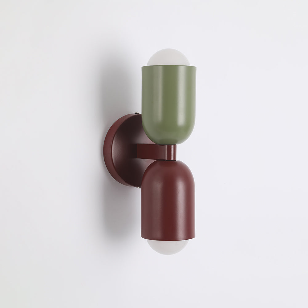 Kira Two-Headed Two-Tone Wall Sconce