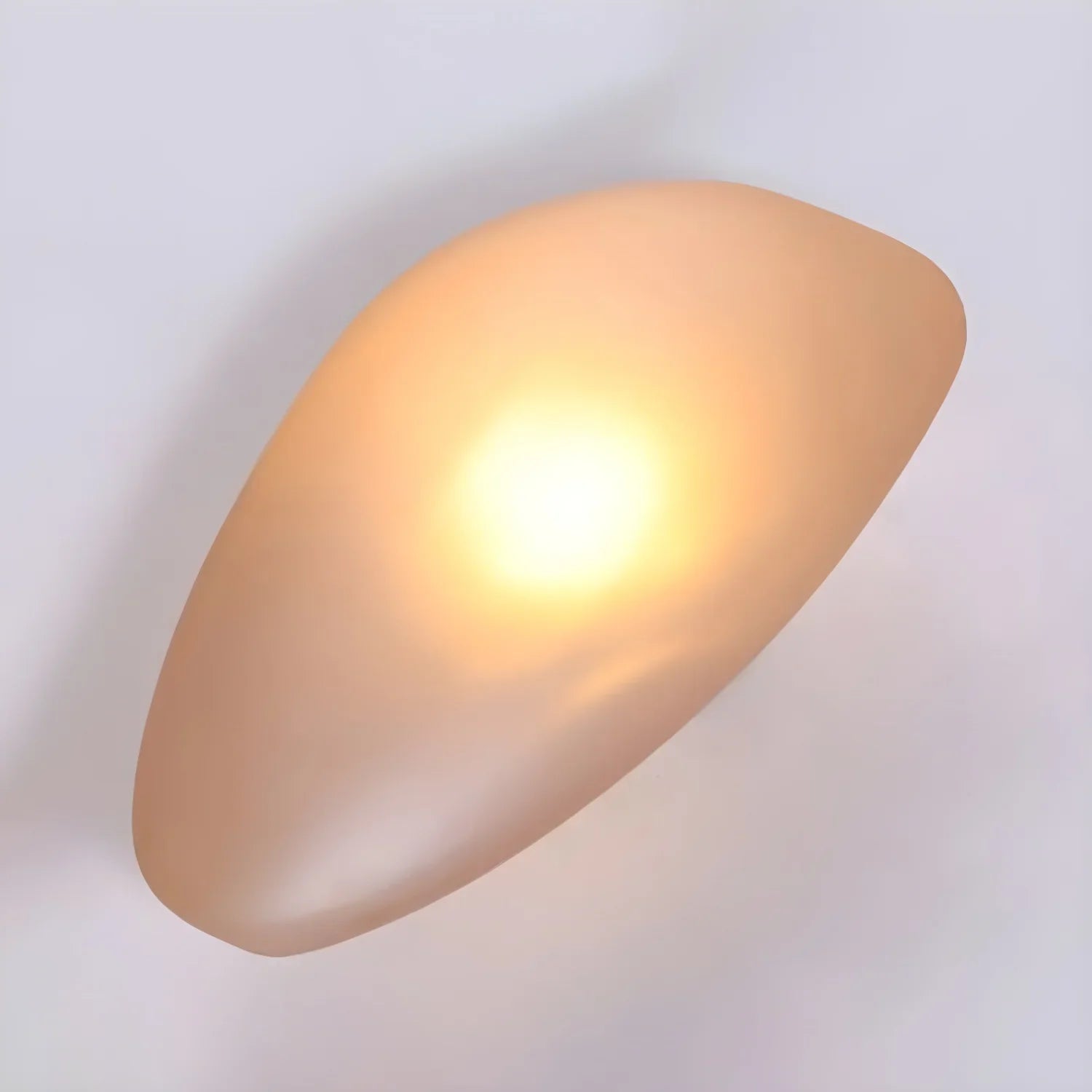 Baldur Colored Pebble Glass Wall Lamp
