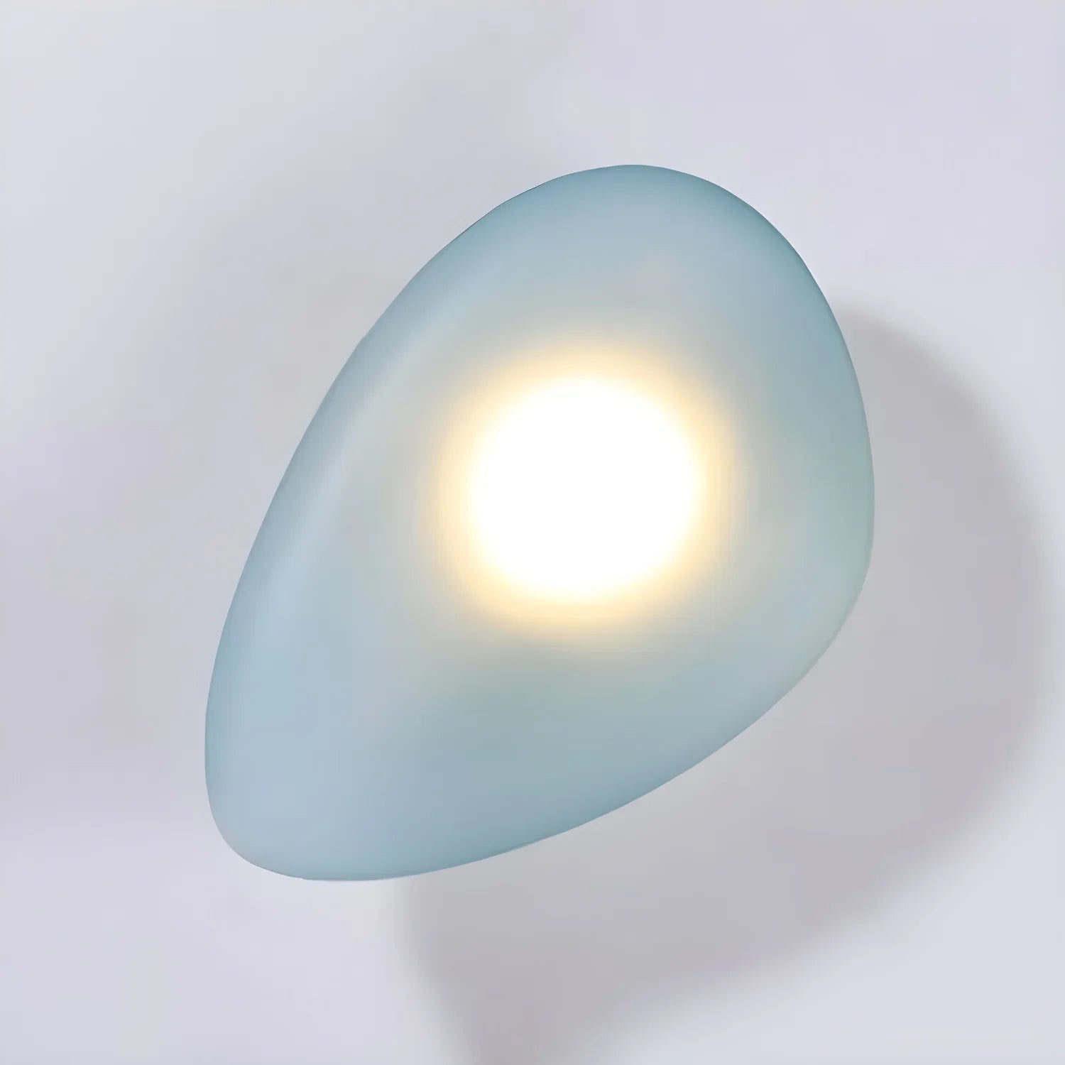 Baldur Colored Pebble Glass Wall Lamp