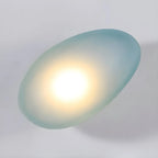 Baldur Colored Pebble Glass Wall Lamp