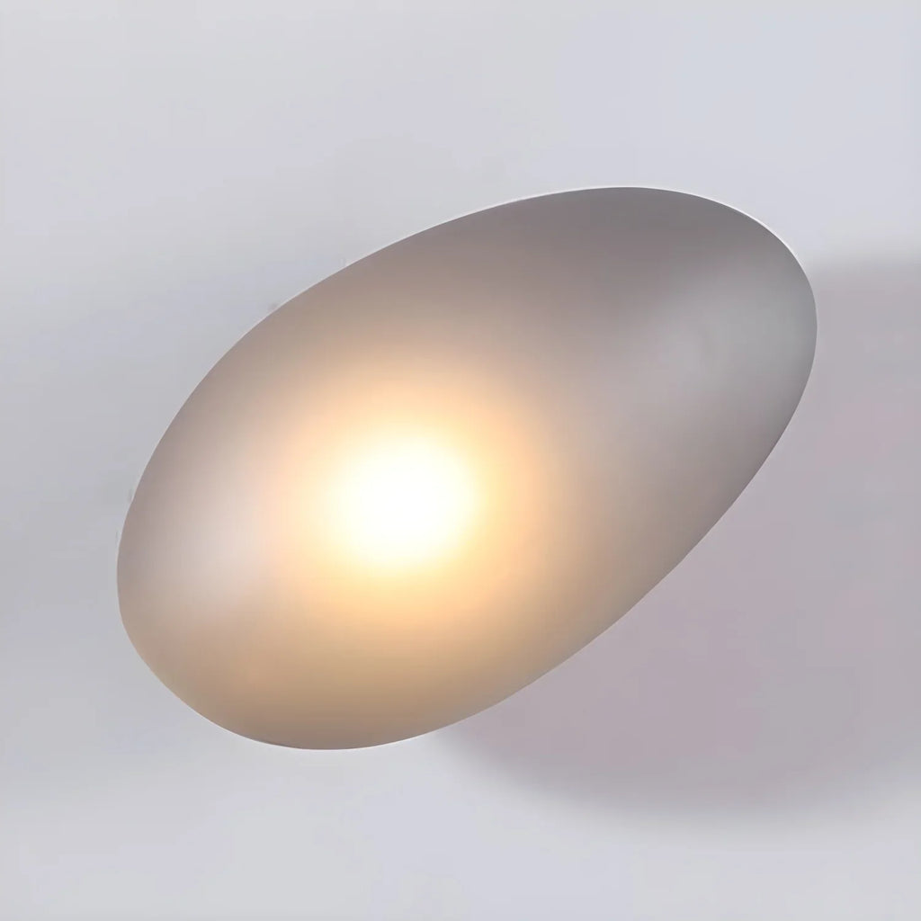 Baldur Colored Pebble Glass Wall Lamp