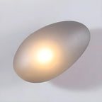 Baldur Colored Pebble Glass Wall Lamp