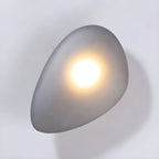 Baldur Colored Pebble Glass Wall Lamp