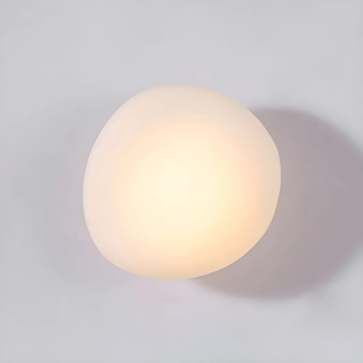 Baldur Colored Pebble Glass Wall Lamp