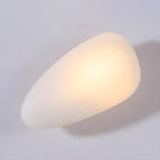 Baldur Colored Pebble Glass Wall Lamp