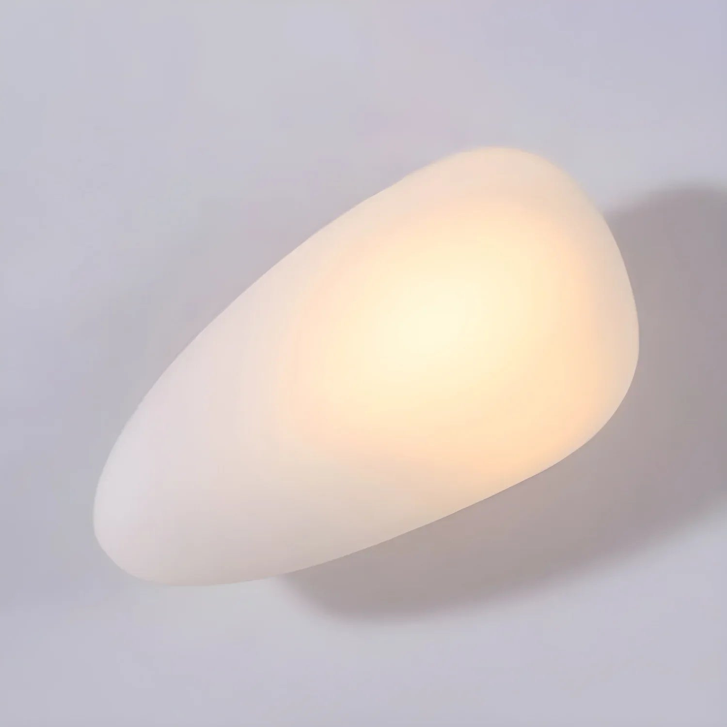 Baldur Colored Pebble Glass Wall Lamp