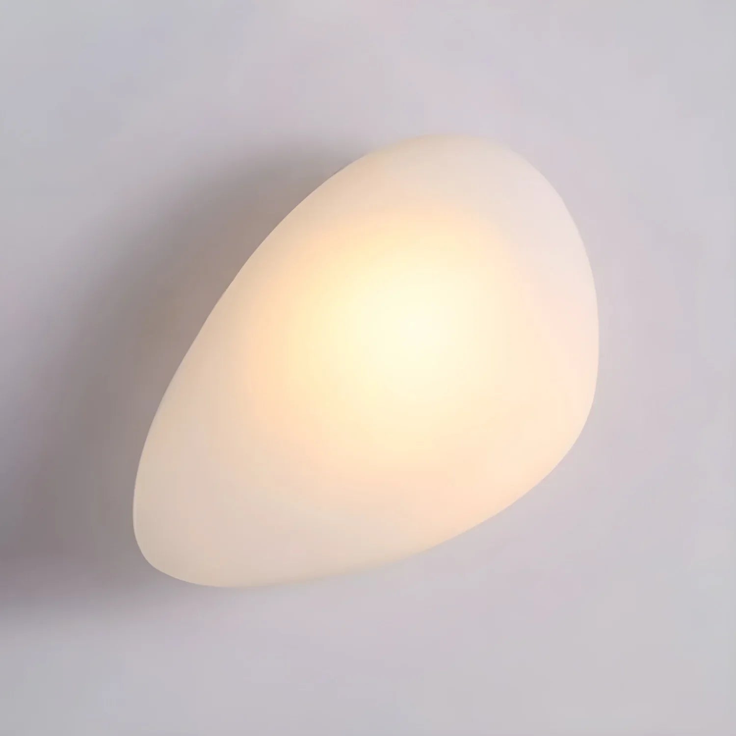Baldur Colored Pebble Glass Wall Lamp