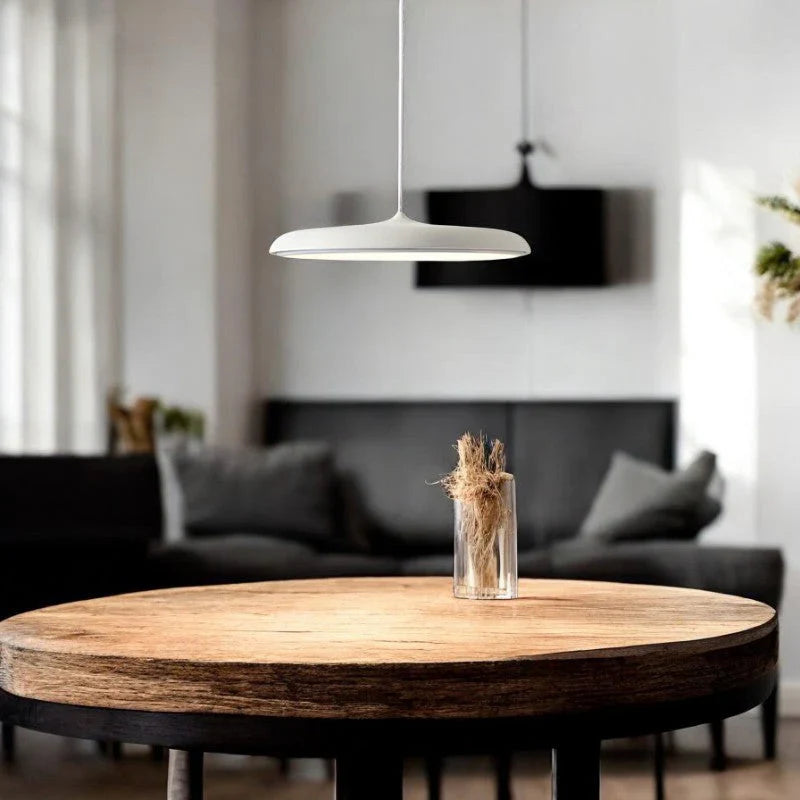 Modern LED Pendant Lamp – Ultra-Thin Shade, Designer Ceiling Lighting for Living Room or Dining Room