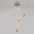 Nordic Villa Staircase Chandelier