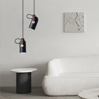 Modern pendant lamp with wooden accent and metal shade – loft style
