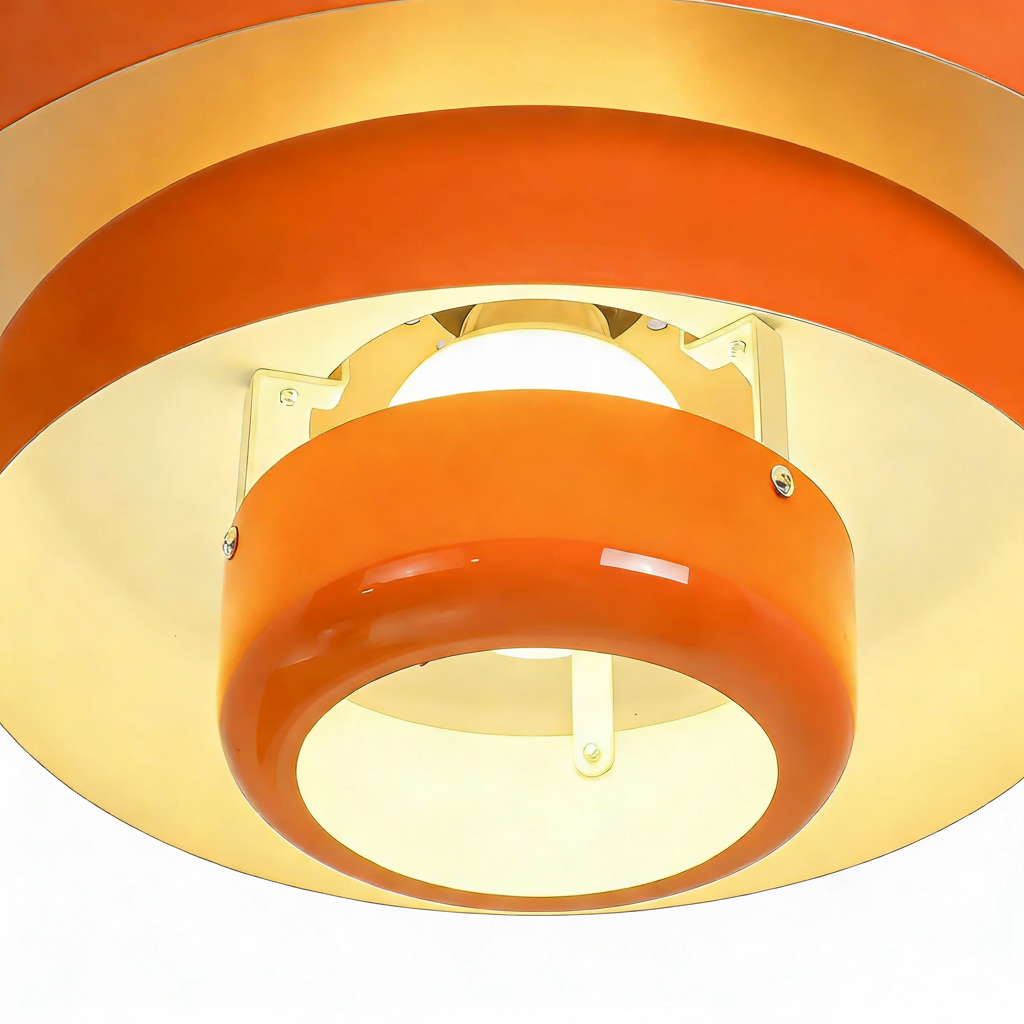 Vanesly Bauhaus Three-Tier Round Macaron Ceiling Light