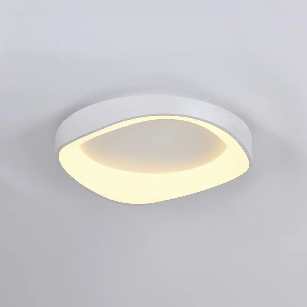 Scandinavian LED Ceiling Lamp – Modern Surface-Mounted Lamp with Wood Effect