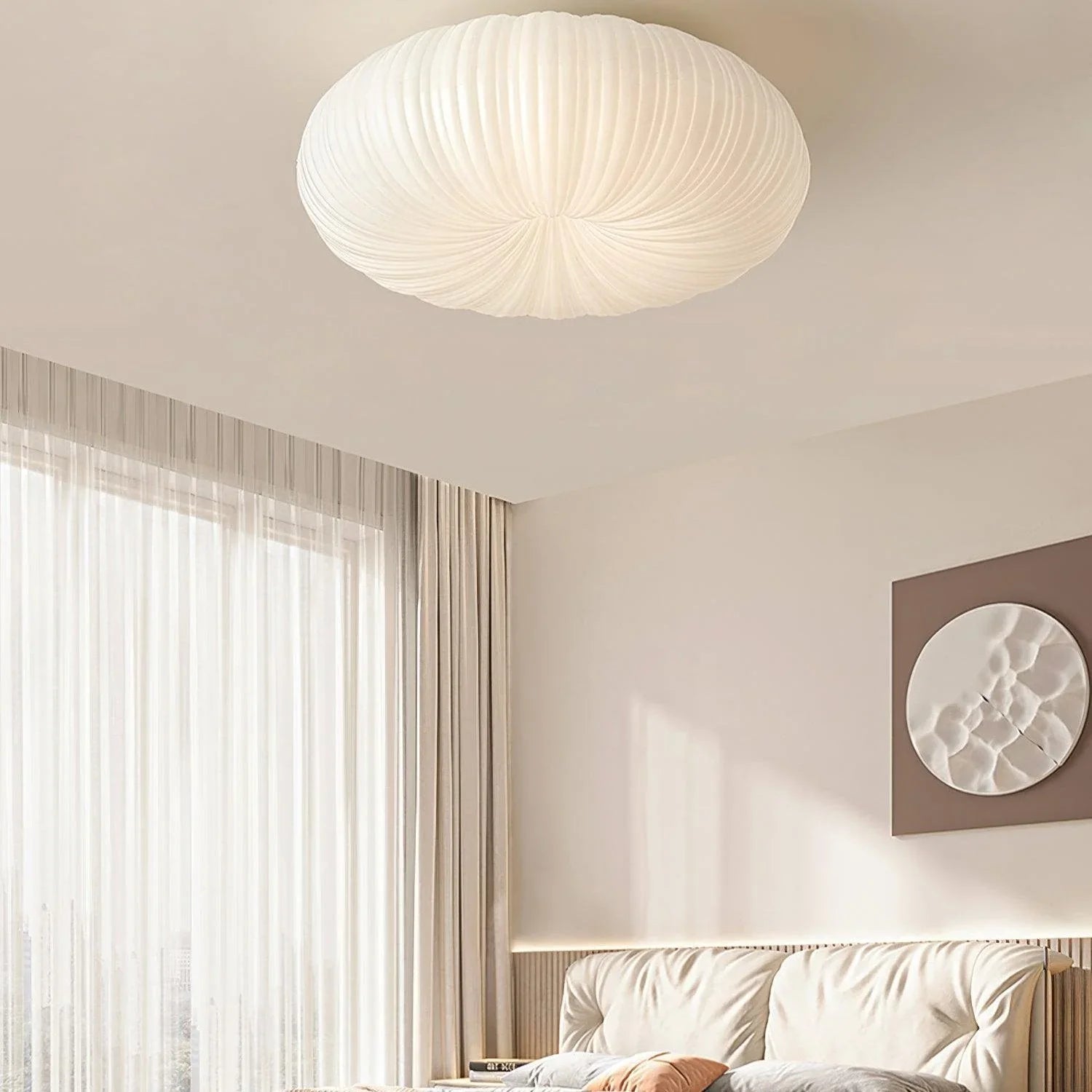 Modern Dome Ceiling Lamp – Inspired by Shell, Japandi Style