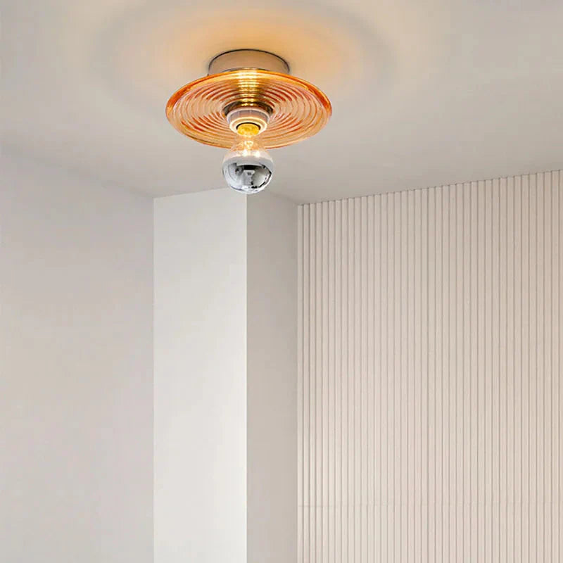 Modern Wall Lamp with Glass Shade