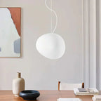 Modern pendant lamp with an organic round shape – minimalist design