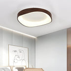 Scandinavian LED Ceiling Lamp – Modern Surface-Mounted Lamp with Wood Effect